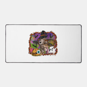 Halloween Giraffe Desk Mat