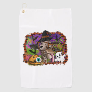 Halloween Giraffe Golf Towel