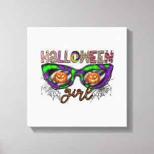 Halloween Girl Canvas Print