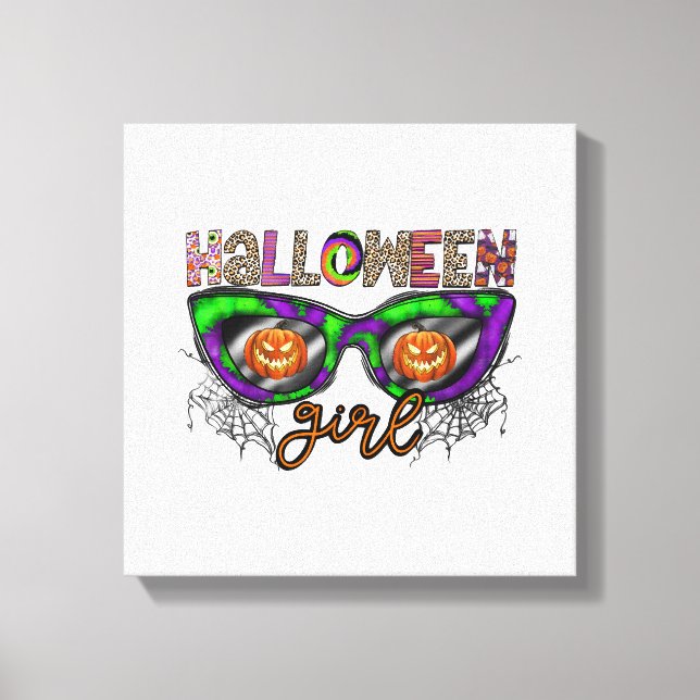 Halloween Girl Canvas Print (Front)