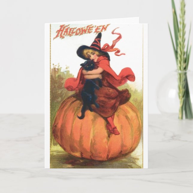 Halloween Girl Card (Front)