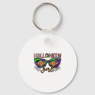 Halloween Girl Key Ring