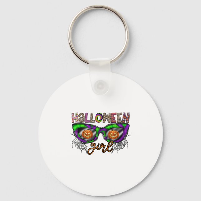 Halloween Girl Key Ring (Front)