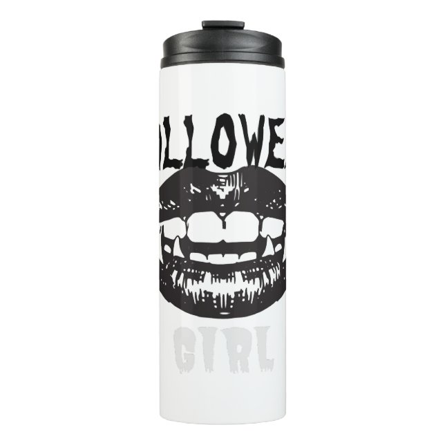 Halloween Girl        Thermal Tumbler (Front)