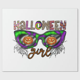Halloween Girl Wrapping Paper