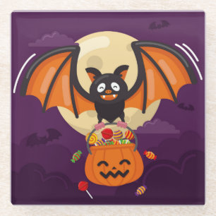 Halloween Glass Coaster