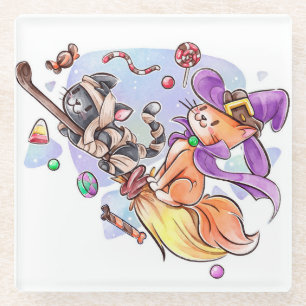 Halloween Glass Coaster
