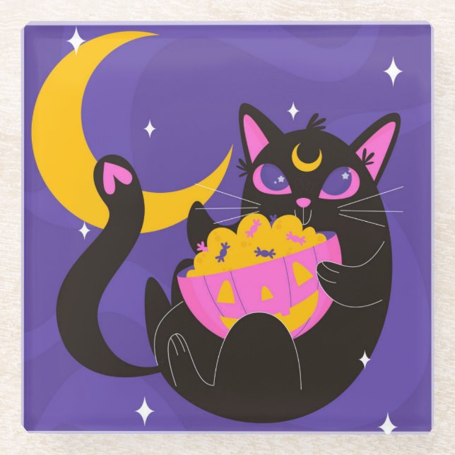 Halloween Glass Coaster (Front)