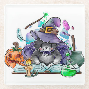 Halloween Glass Coaster