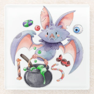 Halloween Glass Coaster