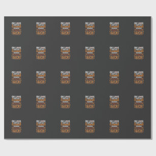 Halloween Glorious Morning Makes Me Sick Design_1 Wrapping Paper