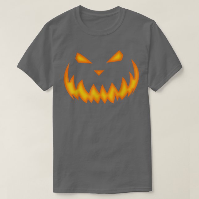 Halloween Glowing Pumpkin 3607 T-Shirt (Design Front)
