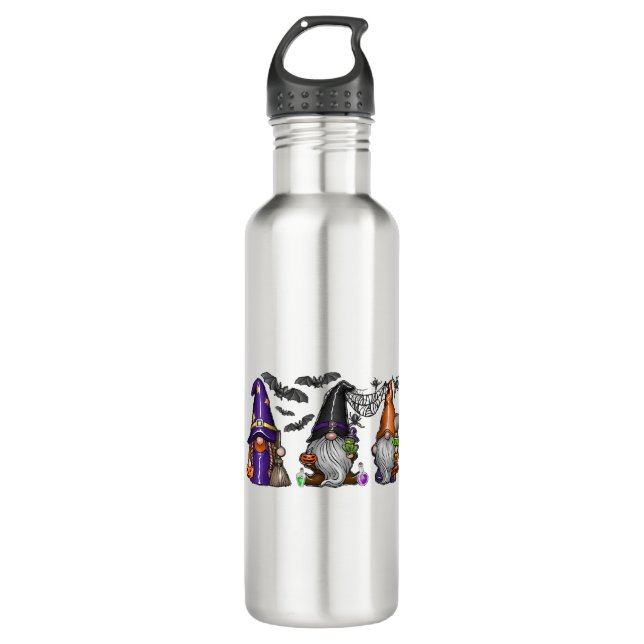 Halloween Gnome   710 Ml Water Bottle (Front)