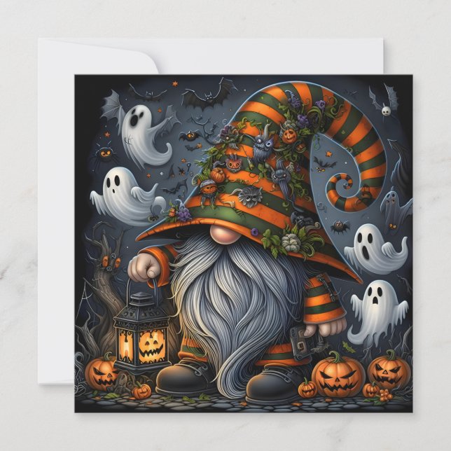 Halloween Gnome Card (Front)