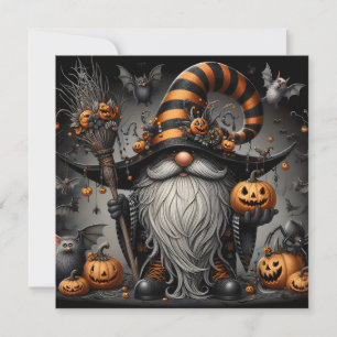 Halloween Gnome Card