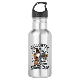 Halloween Gnome Crew Vintage Engraving Shirt_1 532 Ml Water Bottle
