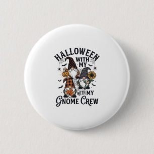 Halloween Gnome Crew Vintage Engraving Shirt_1 6 Cm Round Badge