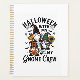 Halloween Gnome Crew Vintage Engraving Shirt_1 Planner