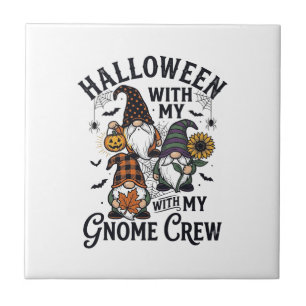 Halloween Gnome Crew Vintage Engraving Shirt_1 Tile