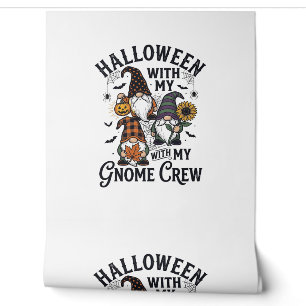 Halloween Gnome Crew Vintage Engraving Shirt_1 Wallpaper