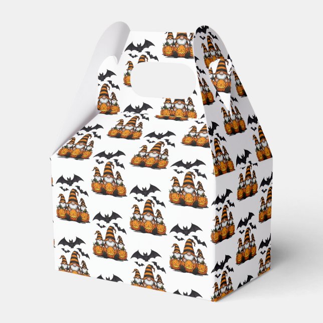 Halloween Gnome Favor Box (Front Side)