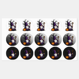 Halloween Gnome Labels