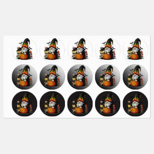 Halloween Gnome Labels