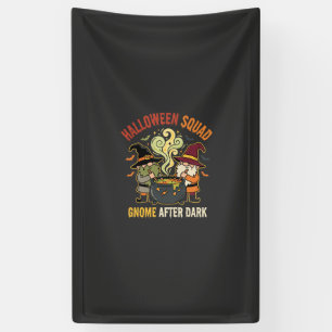 Halloween Gnome Midnight Mischief Banner