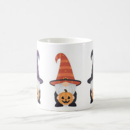 Halloween Gnome Mug | Cute Pumpkin Coffee Cup