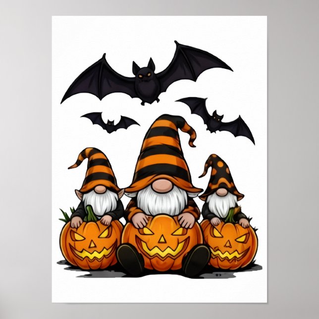 Halloween Gnome Poster (Front)
