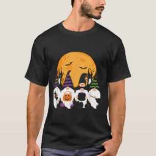 Halloween Gnome Spooky Gardening Trick Or Treat T-Shirt