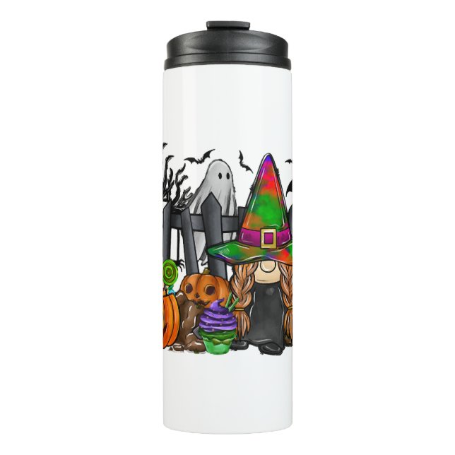 Halloween Gnome Thermal Tumbler (Front)