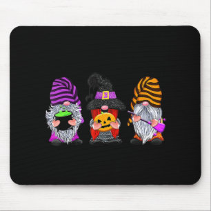 Halloween Gnomes Cute Autumn Pumpkin Fall Fun Holi Mouse Mat
