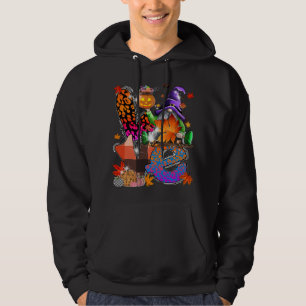 Halloween Gnomes Cute Autumn Pumpkin Fall Funny Ho Hoodie