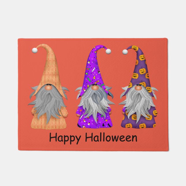 Halloween Gnomes Doormat (Front)