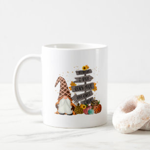 Halloween Gnomes, Fall, Pumpkins, Hayrides Coffee Mug