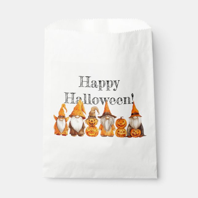 Halloween Gnomes Favour Bags (Front)