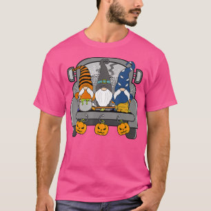 Halloween Gnomes Funny Monsters Pumpkin Spice Witc T-Shirt
