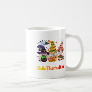 Halloween Gnomes Happy Hallothanksmas Thanksgiving Coffee Mug