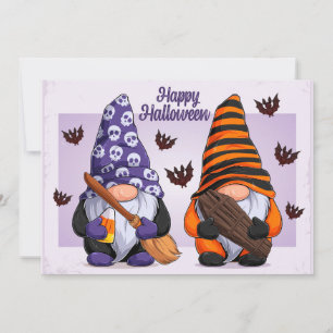 Halloween Gnomes Holiday Card