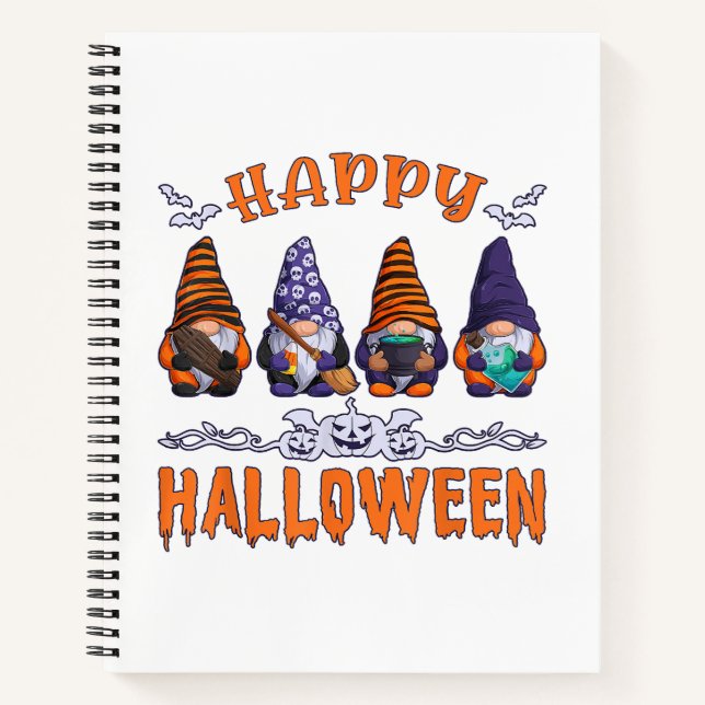 Halloween Gnomes Notebook (Front)