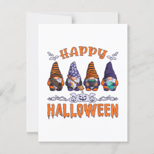 Halloween Gnomes Postcard