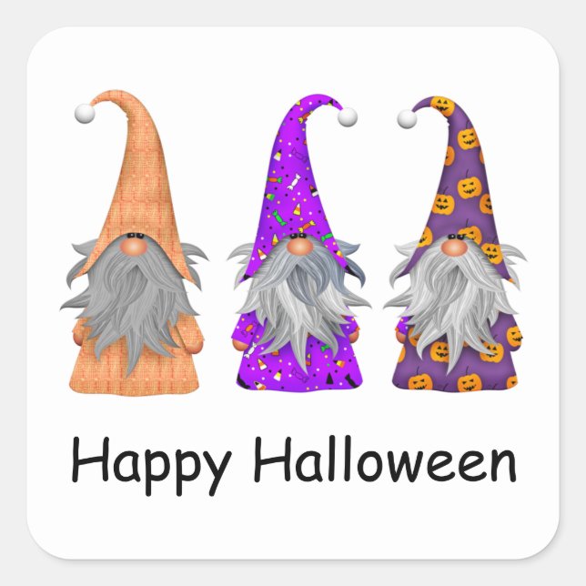 Halloween Gnomes Stickers (Front)