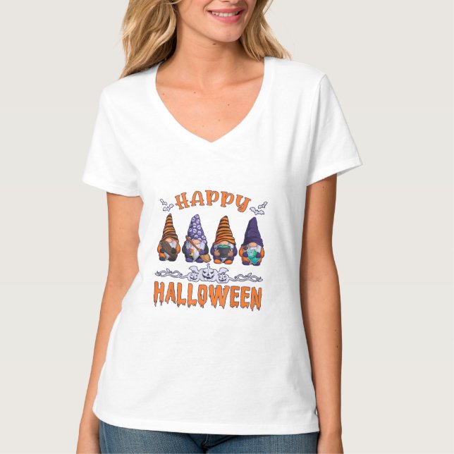 Halloween Gnomes T-Shirt (Front)