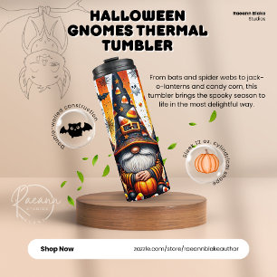 Halloween Gnomes Thermal Tumbler