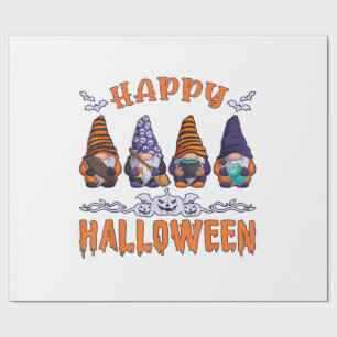 Halloween Gnomes Wrapping Paper