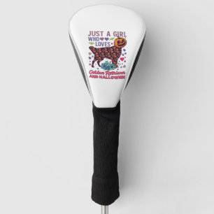 Halloween Golden Retriever_1 Golf Head Cover