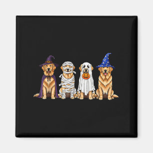 Halloween Golden Retriever Ghost Soky Dog Lovers D Magnet