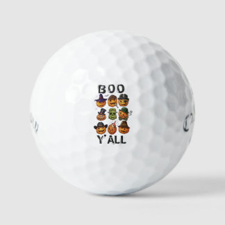 Halloween Golf Balls - Boo Y'all Pumpkin Funny