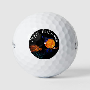 Halloween Golf Balls Gift Funny Witch Pumpkin